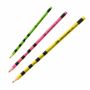 Lápis Preto - Wave Grip Neon - CIS